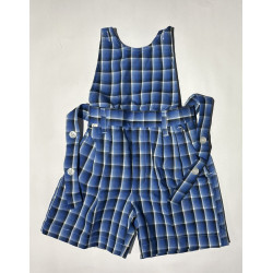 Nicker T/C Bib Blue Chk 