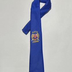 Tie Knot Embroidered Logo Royal Blue