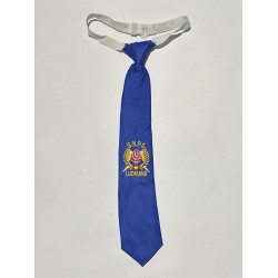 Tie Elastic Embroidered Logo Royal Blue