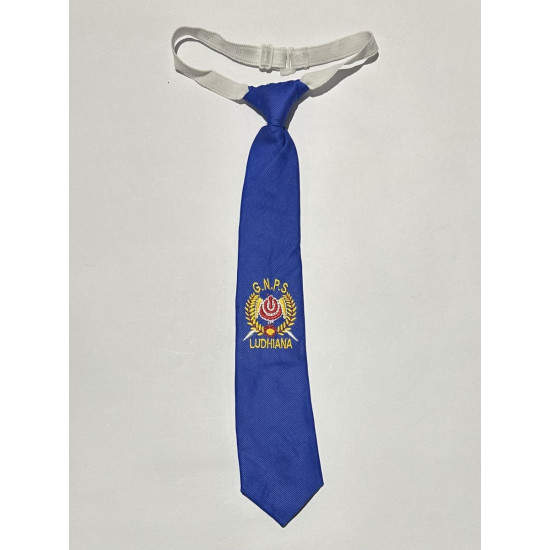 Tie Dorii Embroidered Logo Royal Blue