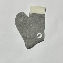 Socks Grey with Cream cotton-lycra