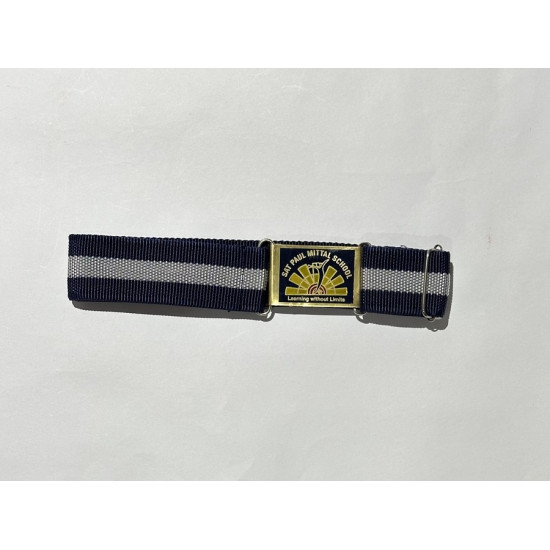 Belt Laminated Navy White