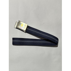 Belt Lockable Steel Buckle Navy blue