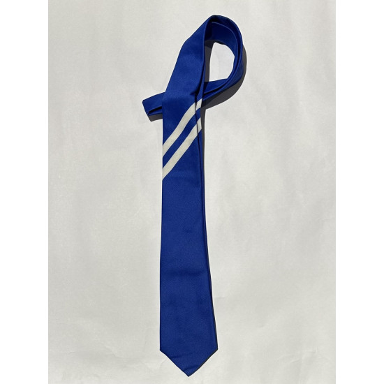 Tie Knot Jackard Blue White Stripes