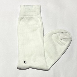 Socks White Cotton Lycra