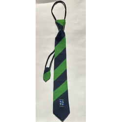 Tie Dorii Navy Green With Logo
