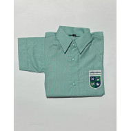 Half Sleeves Fillafil Shirt with Green Embroidered Pocket